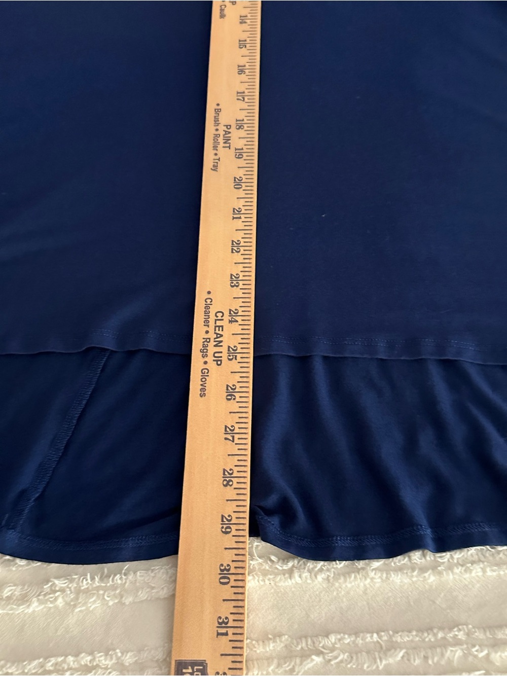 Eileen Fisher Navy Long-Sleeve Swing Top - Picture 5 of 7